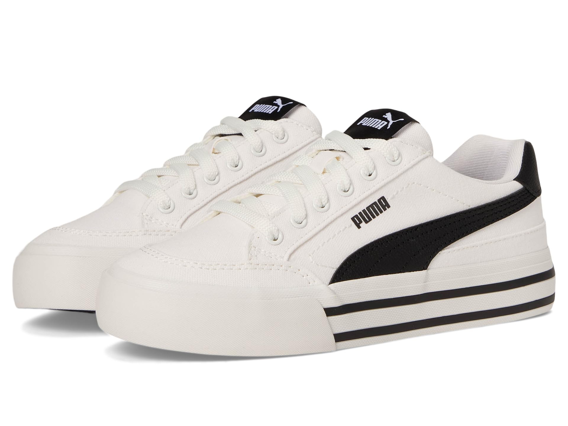 Puma Kids Court Classic Vulc Faux Suede Sneakers (Big Kid)