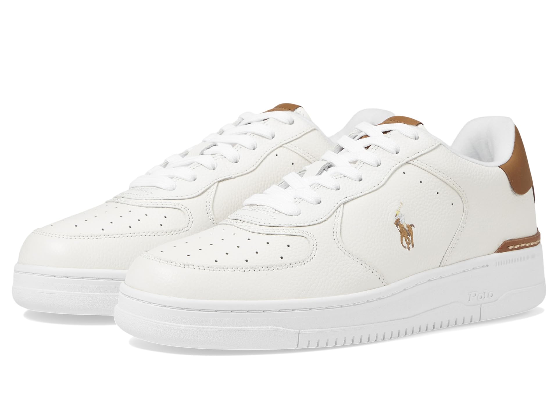 Tumbled Leather-Masters Crt-Sneakers-Low Top Lace