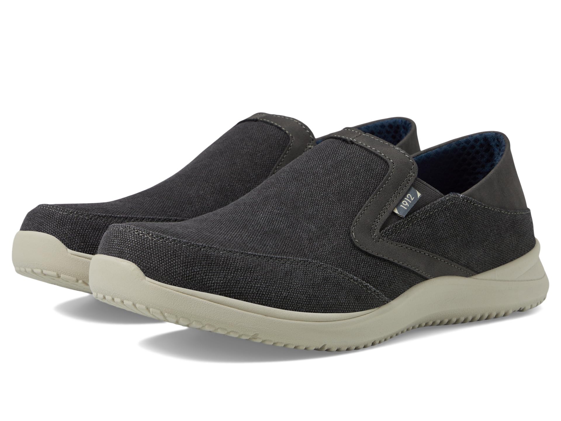 Conway EZ Canvas Moccasin Toe Slip-On Easy Slip-In Loafer