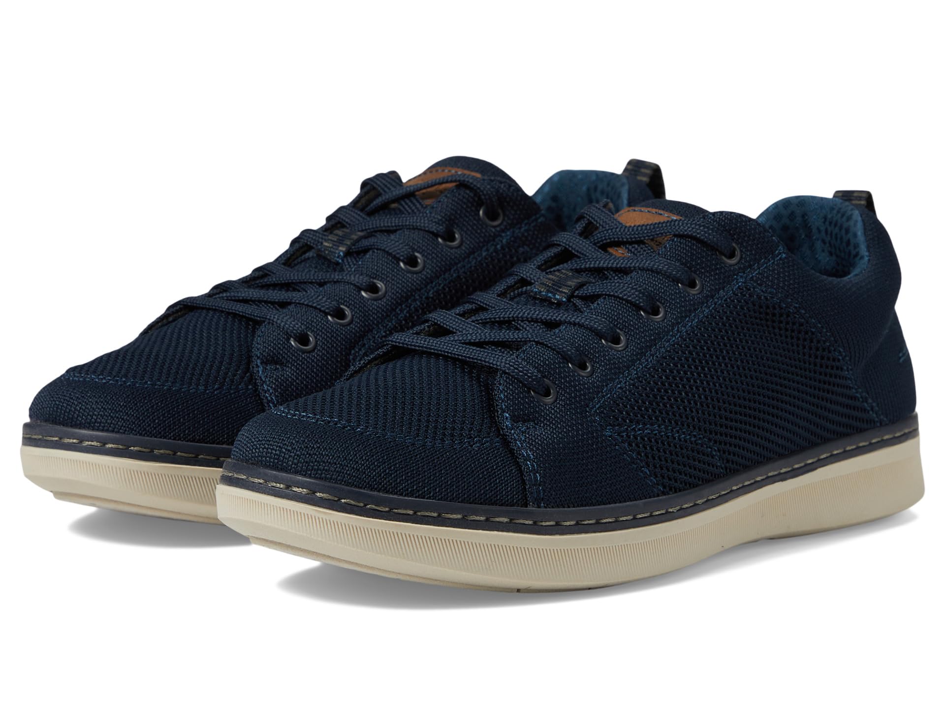 Aspire Knit Moccasin Toe Sneaker Oxford Comfortable Lightweight Fabric Lace Up