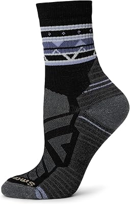 Hike Light Cushion Zig Zag Valley Mid Crew Socks
