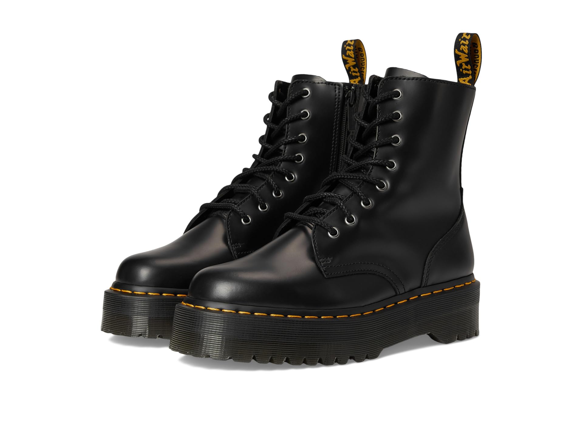 Jadon Smooth Leather Platform Boots