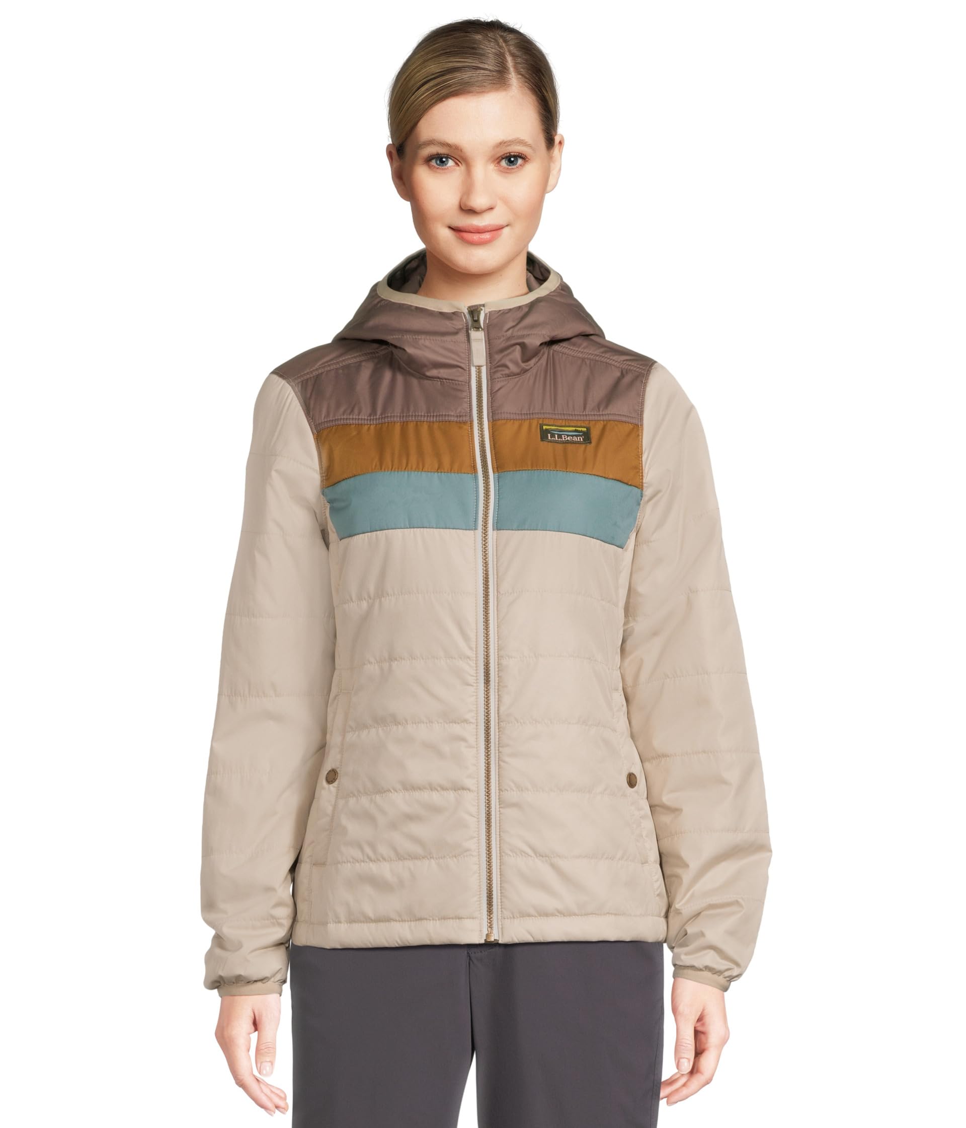 Маунтин Классик Худед Паффер Колор Блок