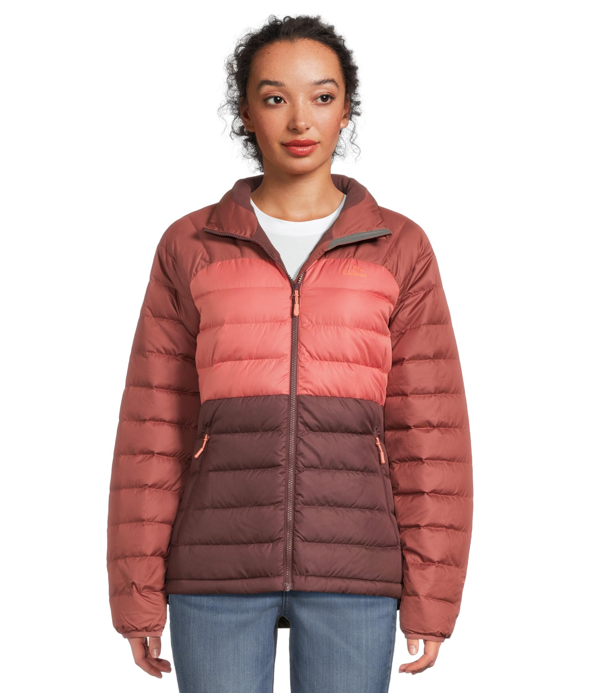 Bean's Down Jacket Color-Block