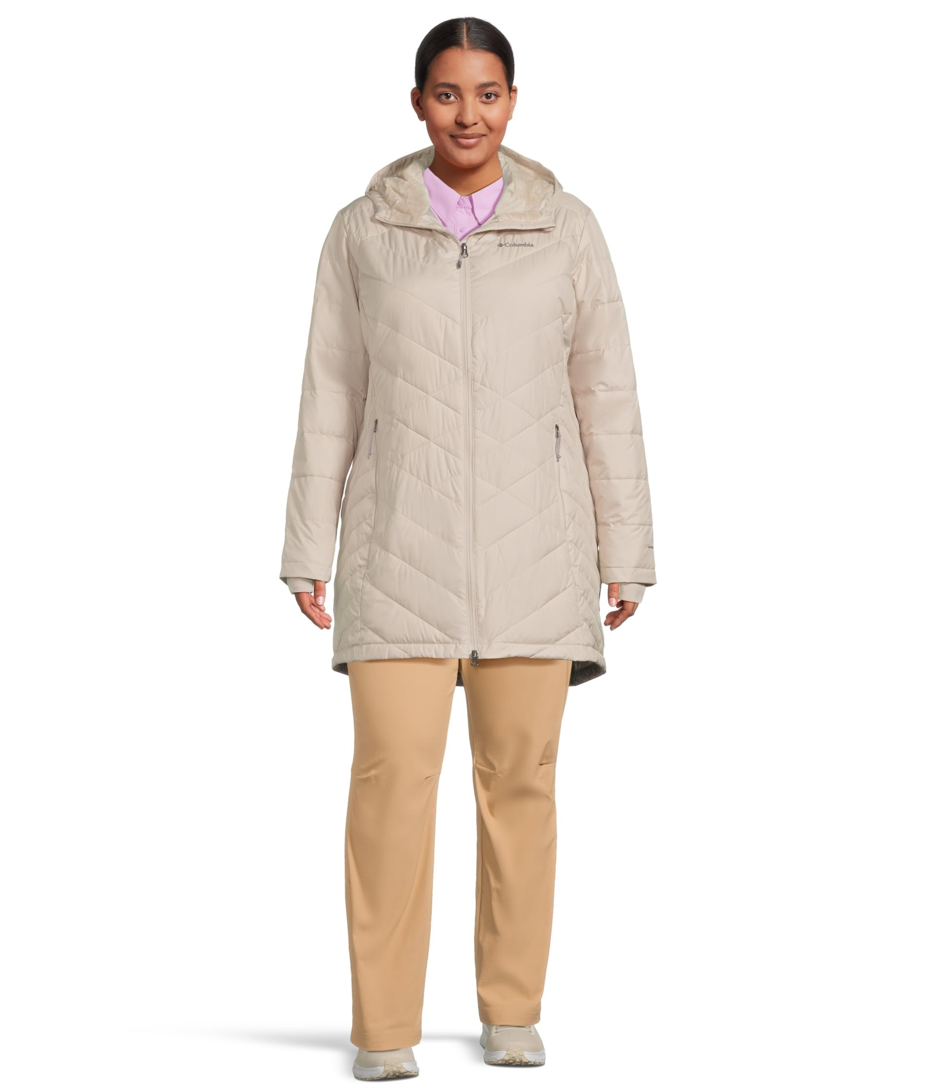 Plus Size Heavenly™ Long Hooded Jacket