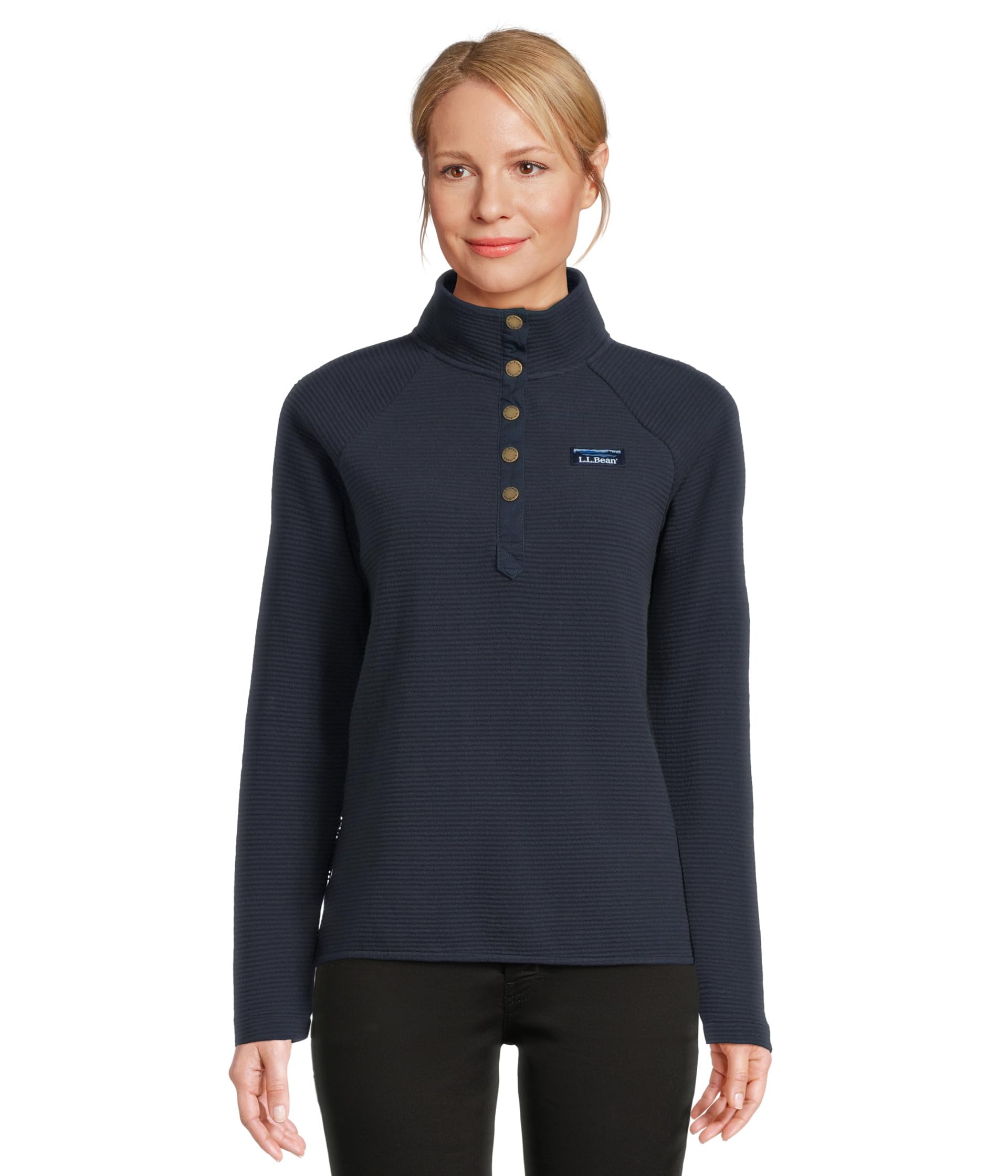 Lakewashed Ottoman Knit Quarter Snap