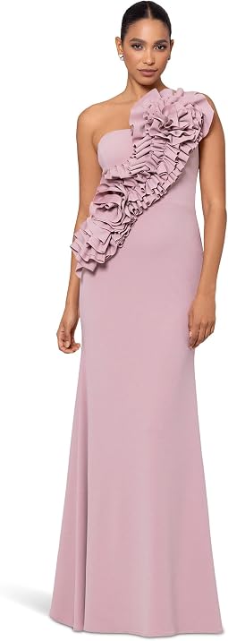 Long Scuba Crepe 3D Flower