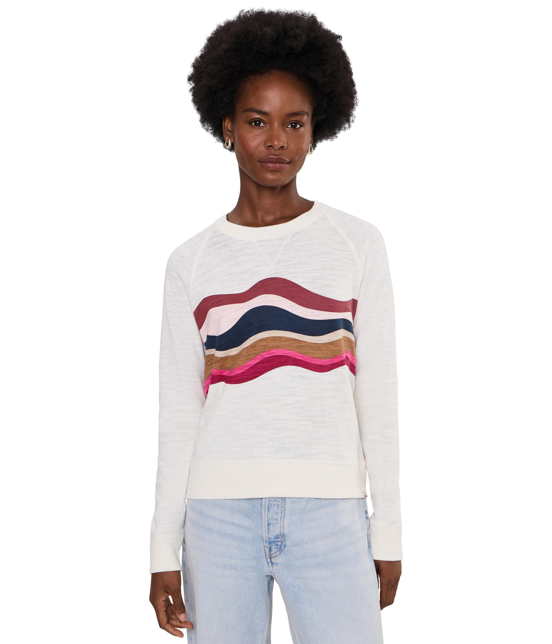 Sunwashed Slub Crewneck