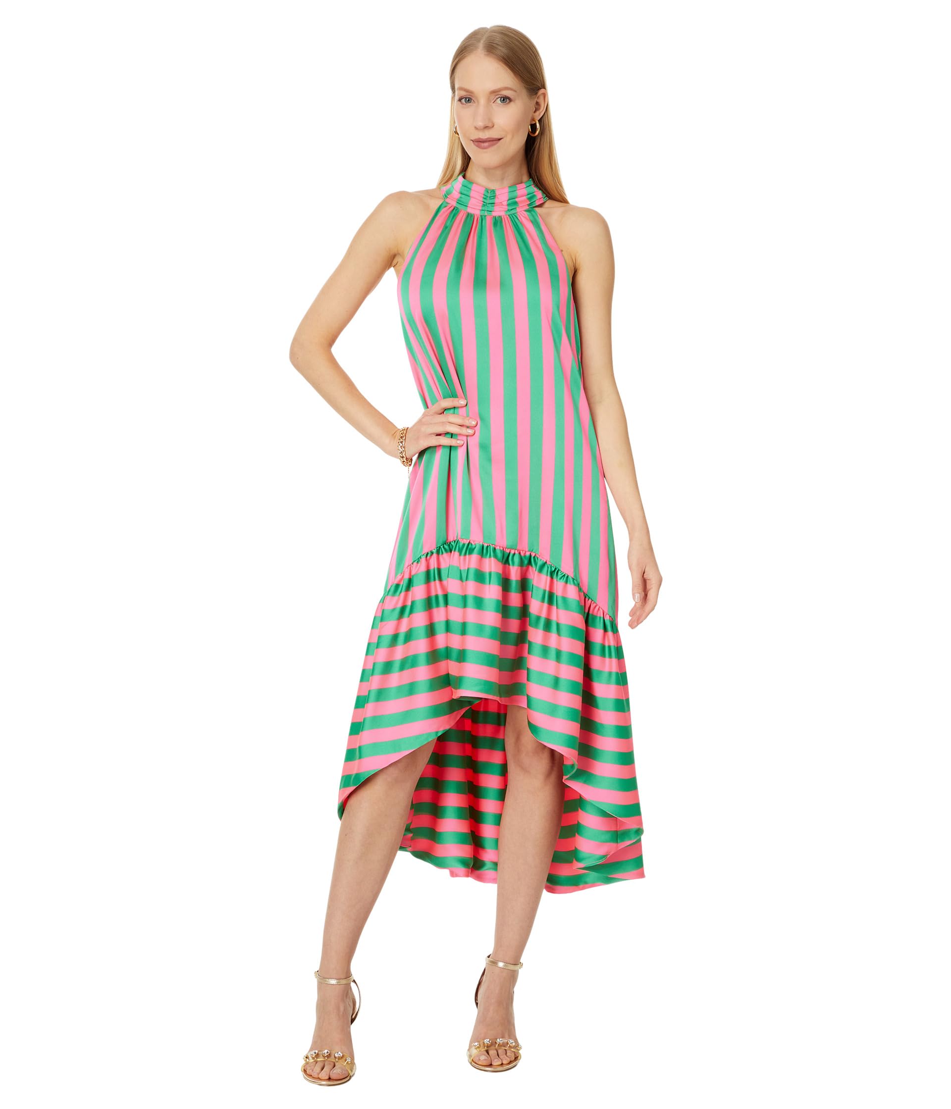 Steph High - Low Halter Maxi