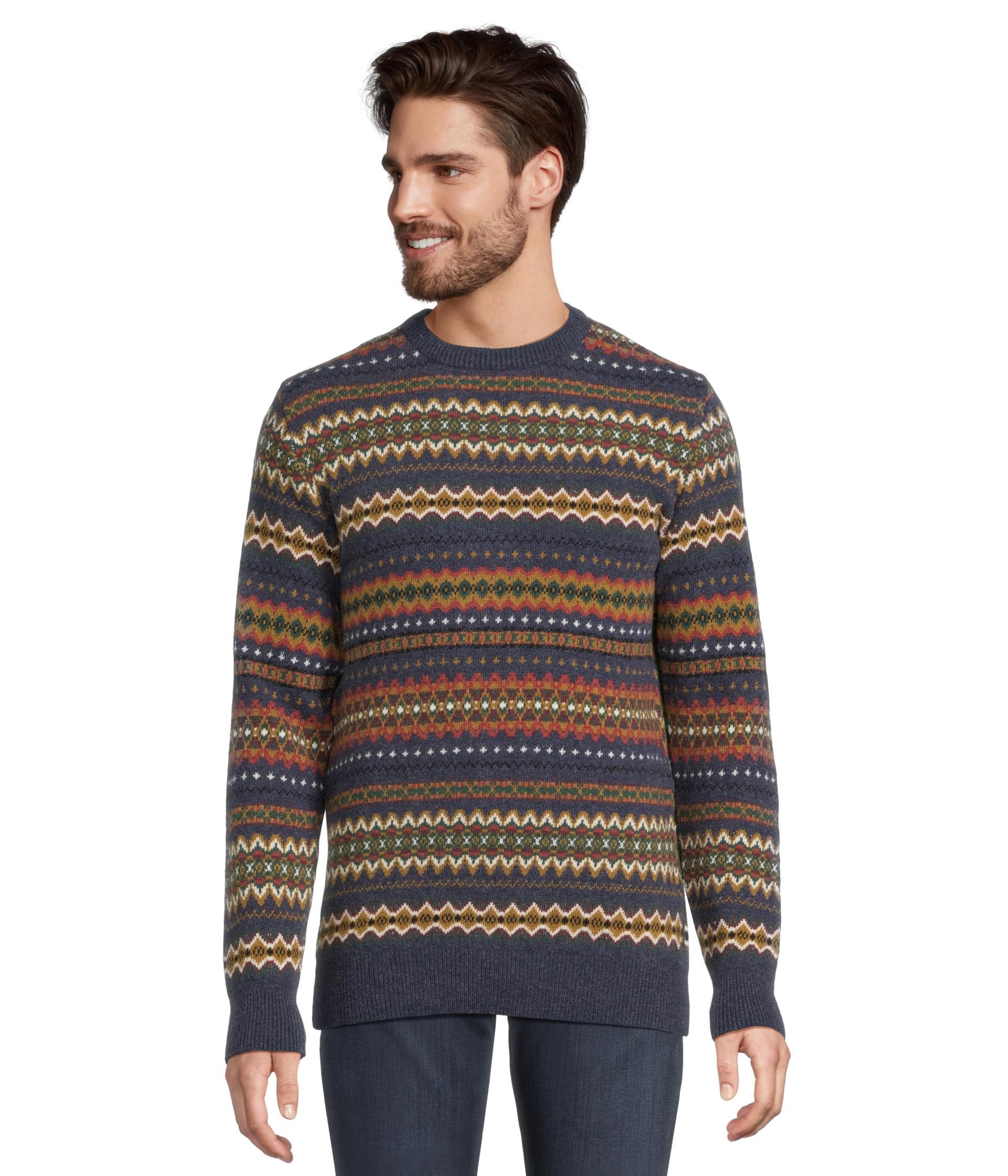 Barbour Case Fair Isle Crew Neck Sweater