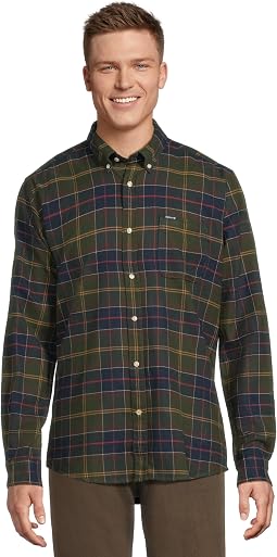 Мужская рубашка Barbour Kyeloch с тартановым узором и приталенным кроем