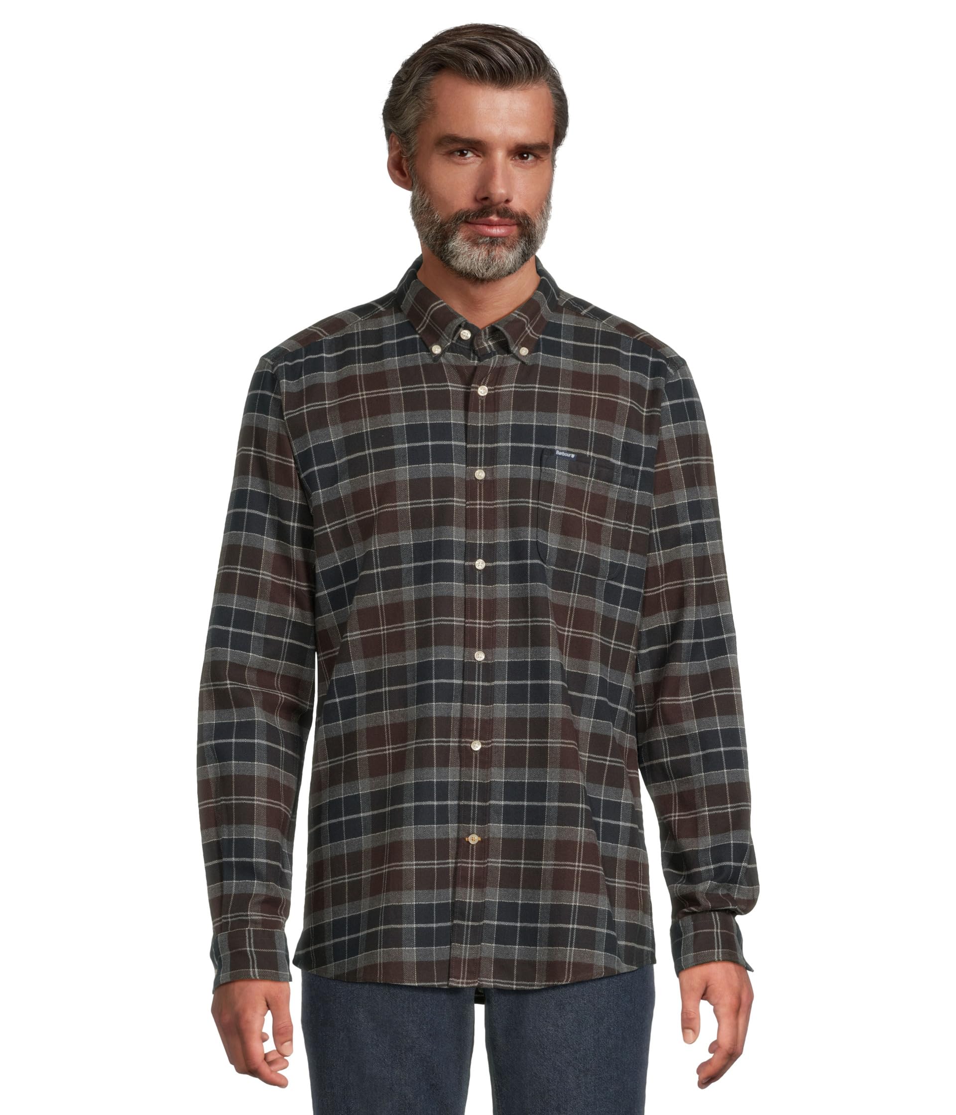 Мужская рубашка Barbour Kyeloch с тартановым узором и приталенным кроем