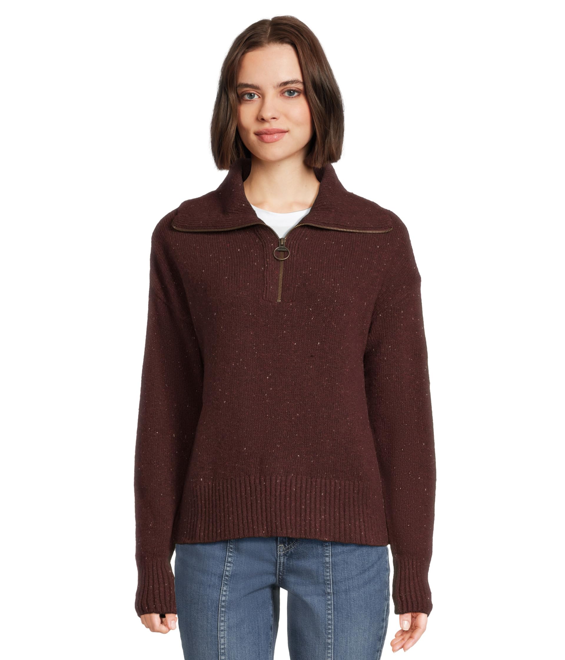 Barbour Lavensdale 1/2 Zip Knitted Jumper