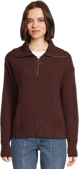Barbour Lavensdale 1/2 Zip Knitted Jumper