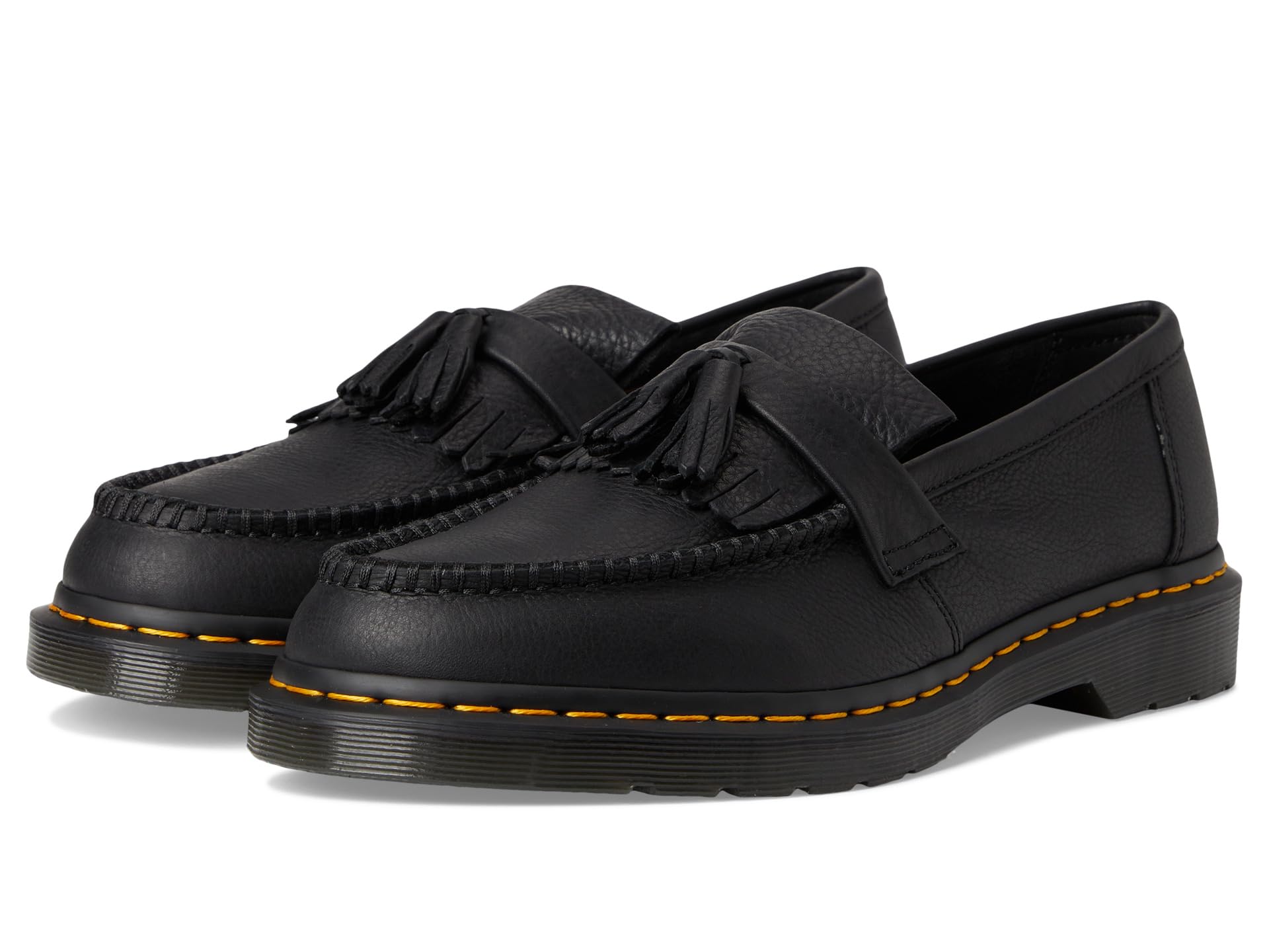 Adrian Yellow Stitch кожаные лоферы