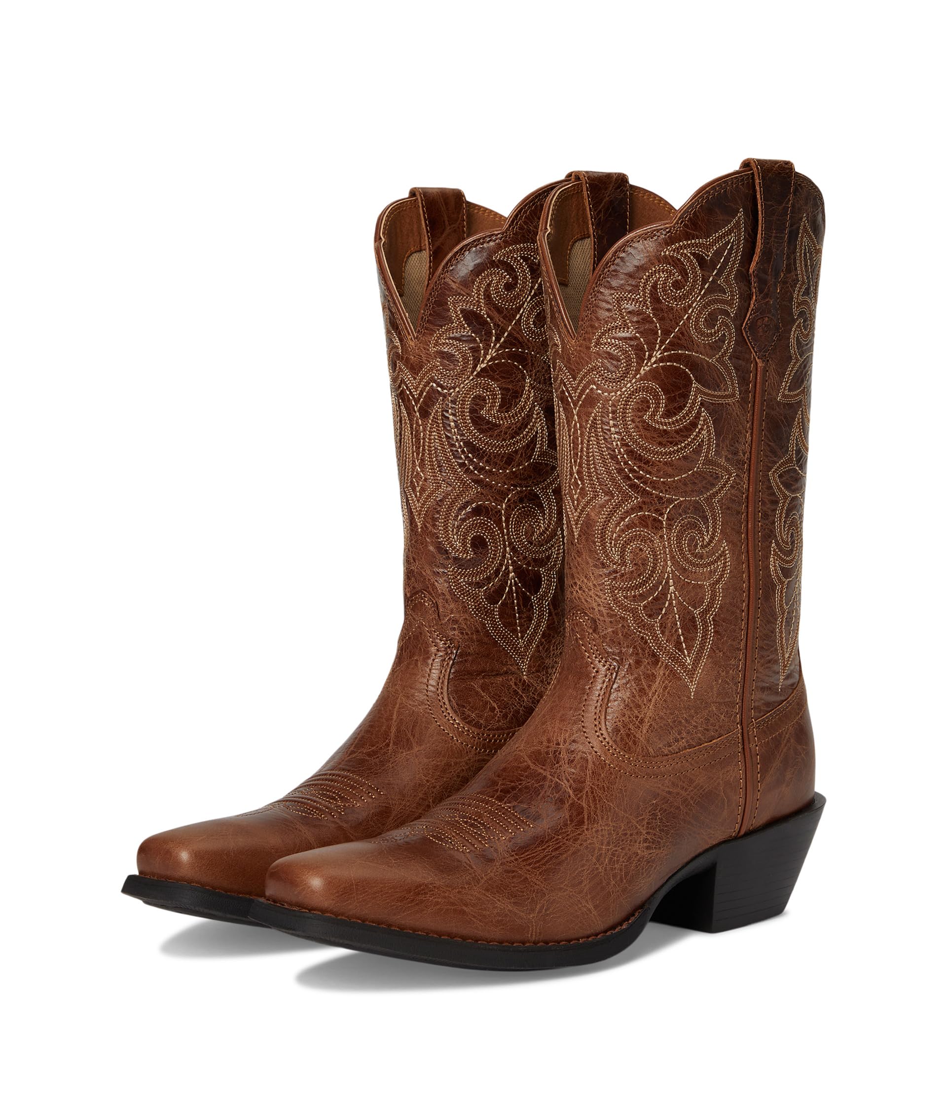 Round Up Square Toe Western Boots