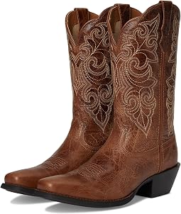 Round Up Square Toe Western Boots
