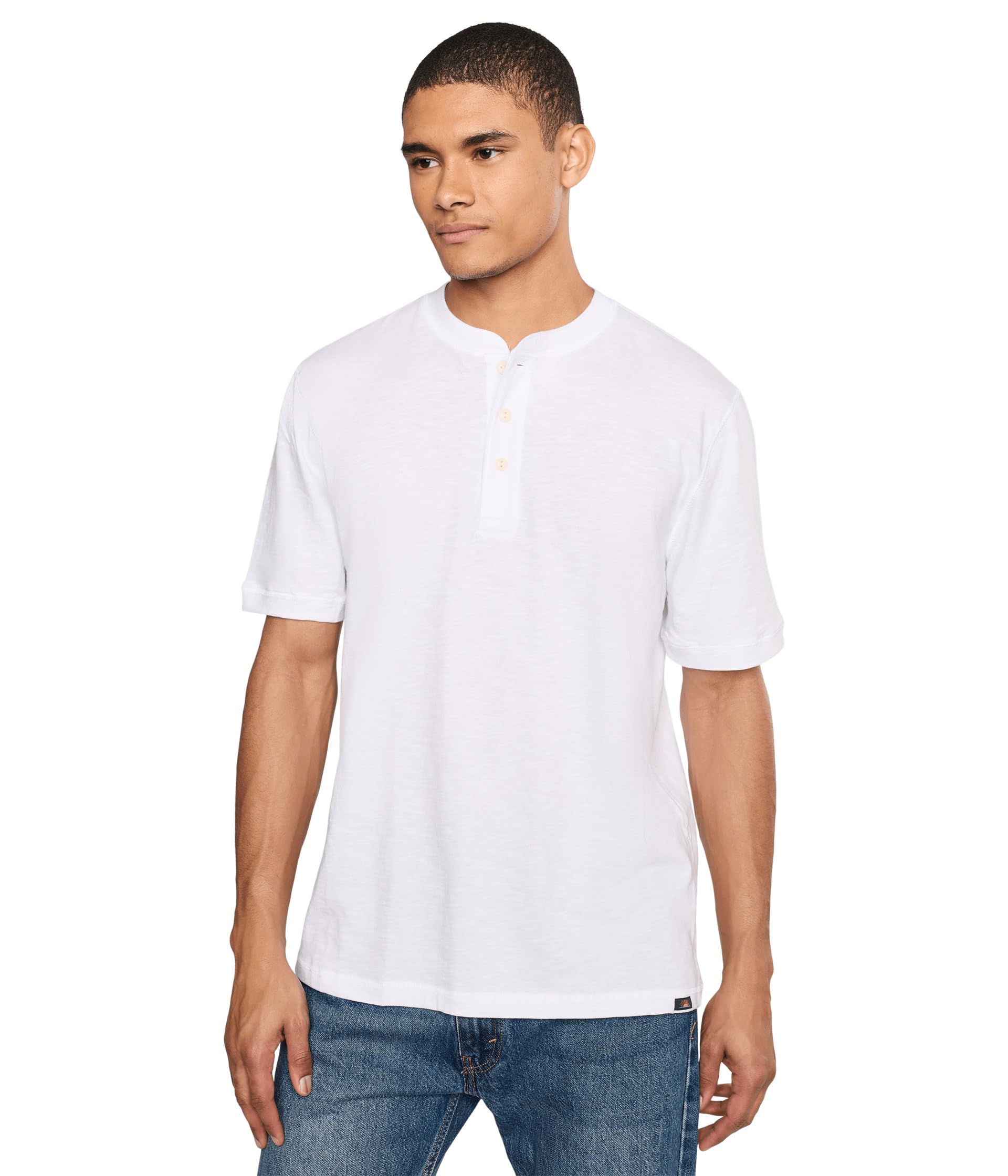 Short Sleeve Sunwashed Henley