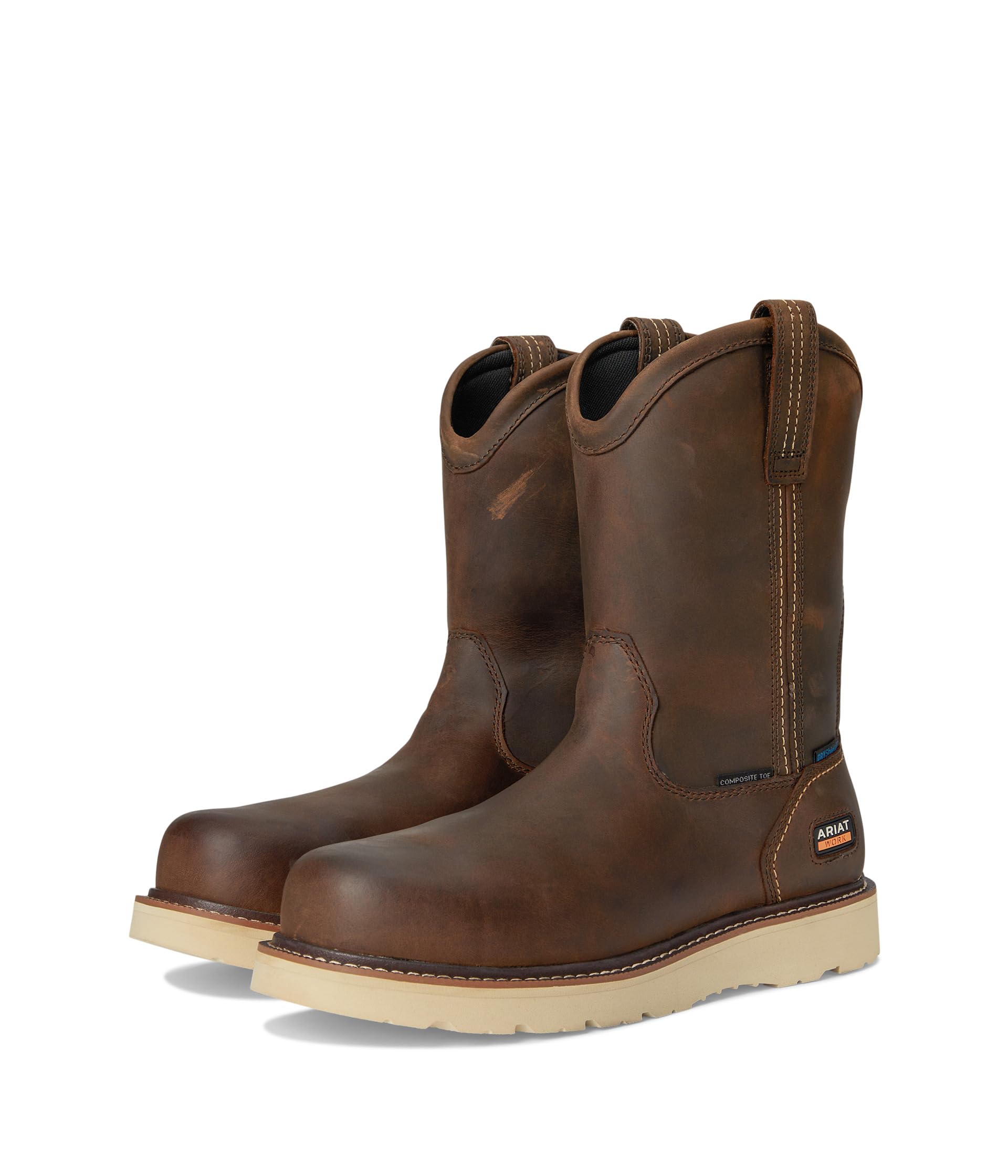 Rebar Wedge Pull-On Waterproof Composite Toe Work Boots