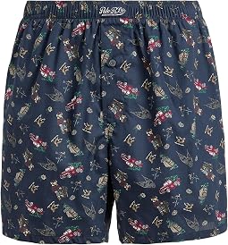 Боксеры из ткани с узором Bear Woven