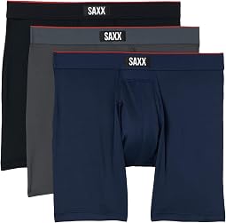 Multi-Sport Mesh Boxer Briefs Fly 3-Pack