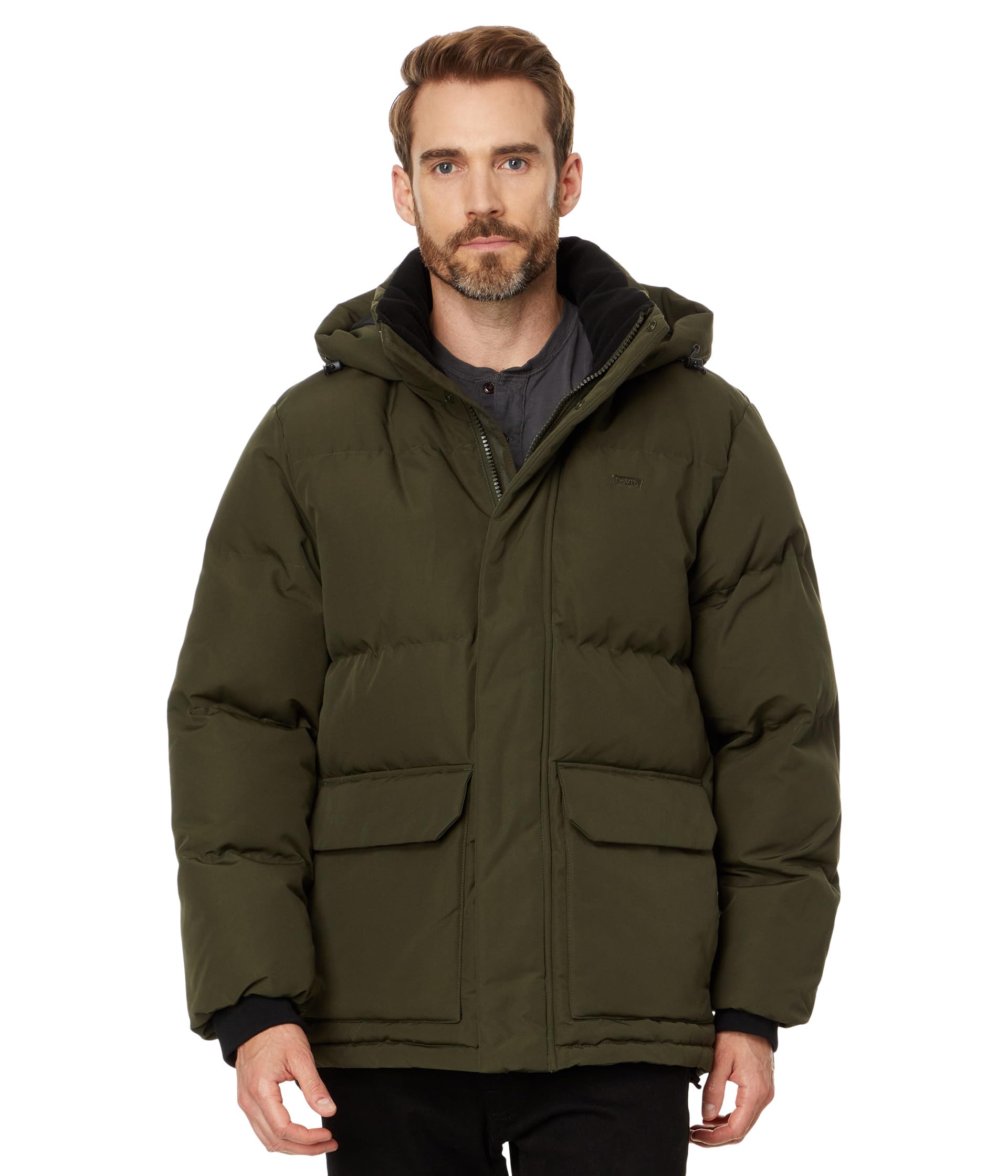Levi's® парка с капюшоном Arctic Cloth средней длины