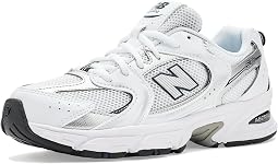 White/Natural Indigo/Silver Metallic