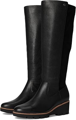 Black Wide Calf Leather