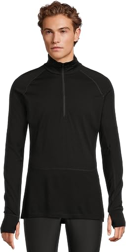 Merino 200 ZoneKnit™ с длинным рукавом и полузастежкой
