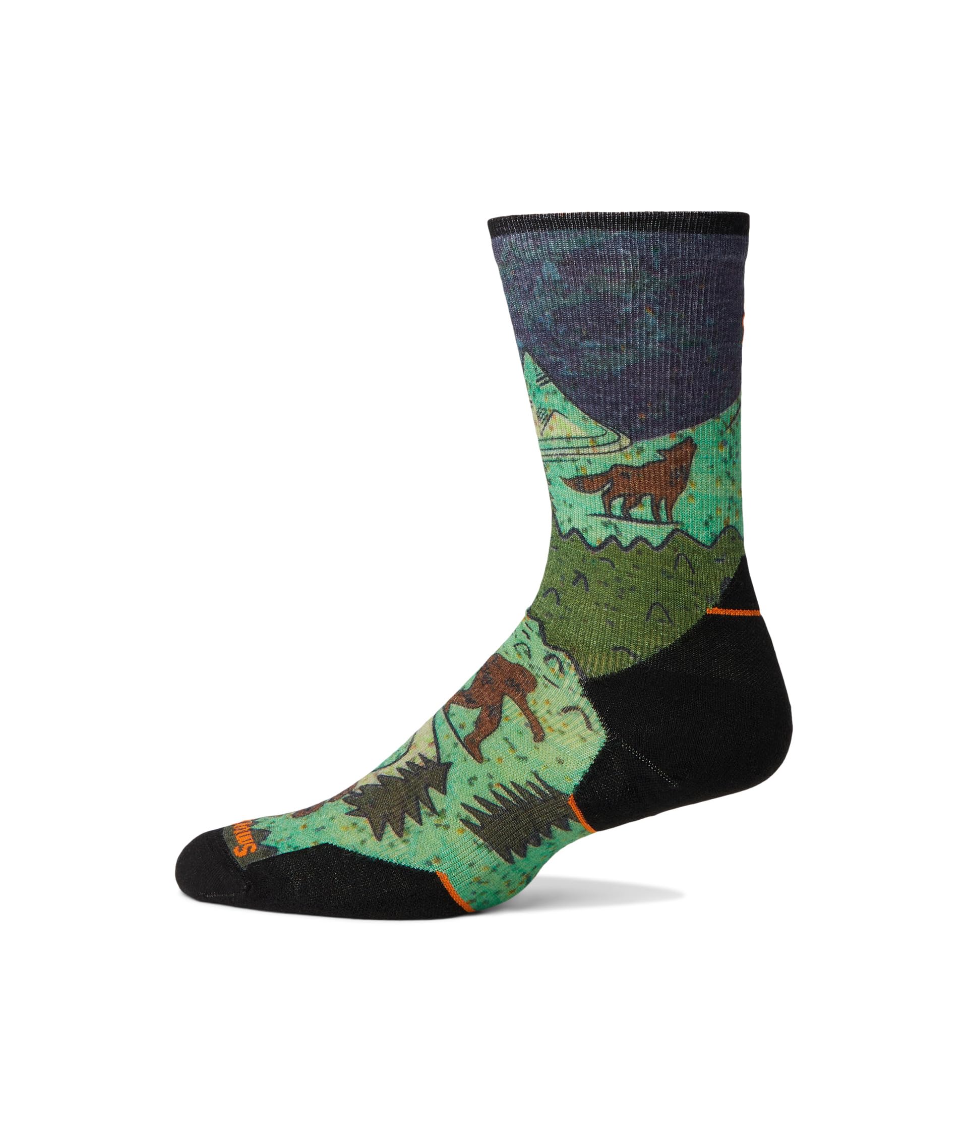 Носки Crew Socks с принтом и целевой амортизацией для трейлраннинга