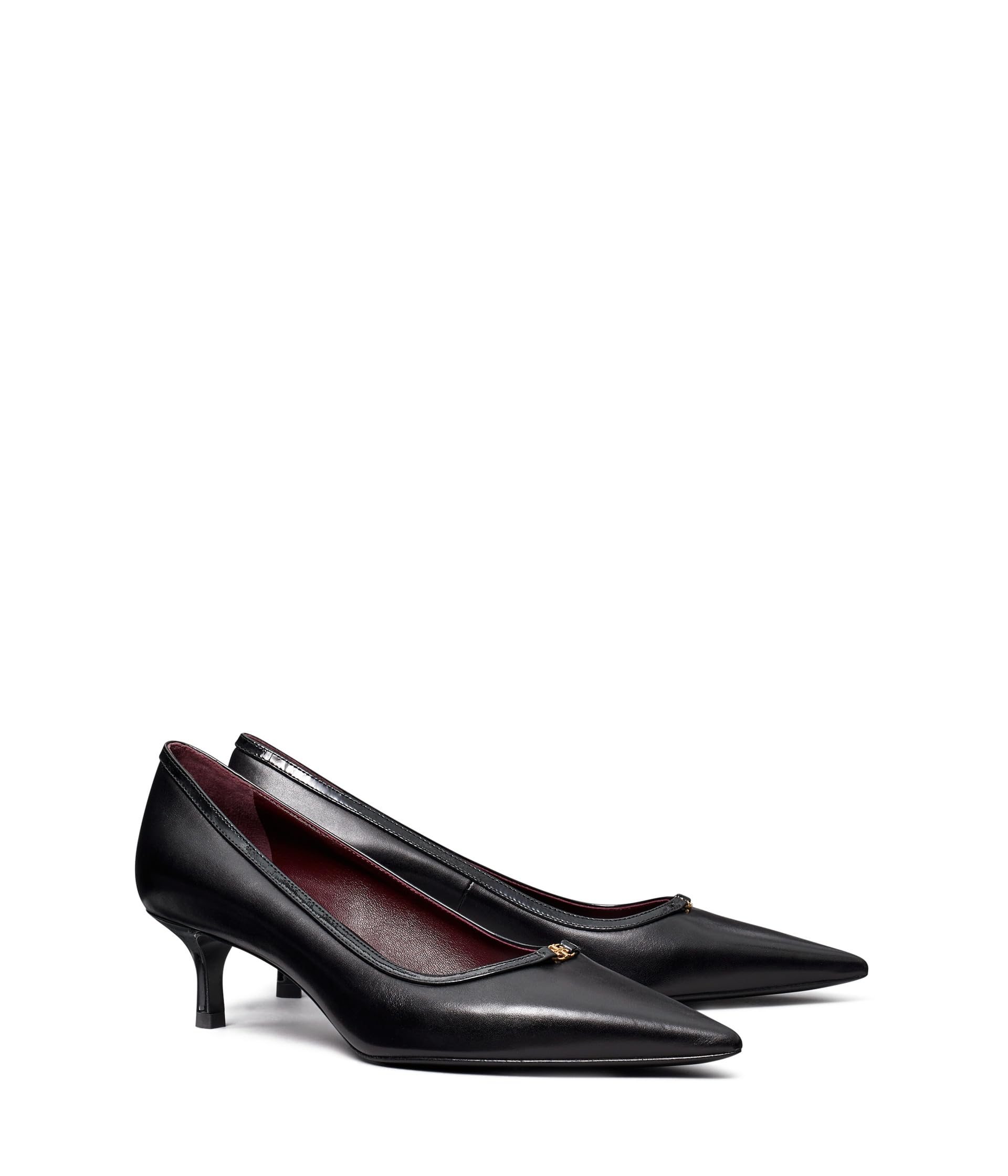 Double T Buckle Kitten Heel Pumps 45MM