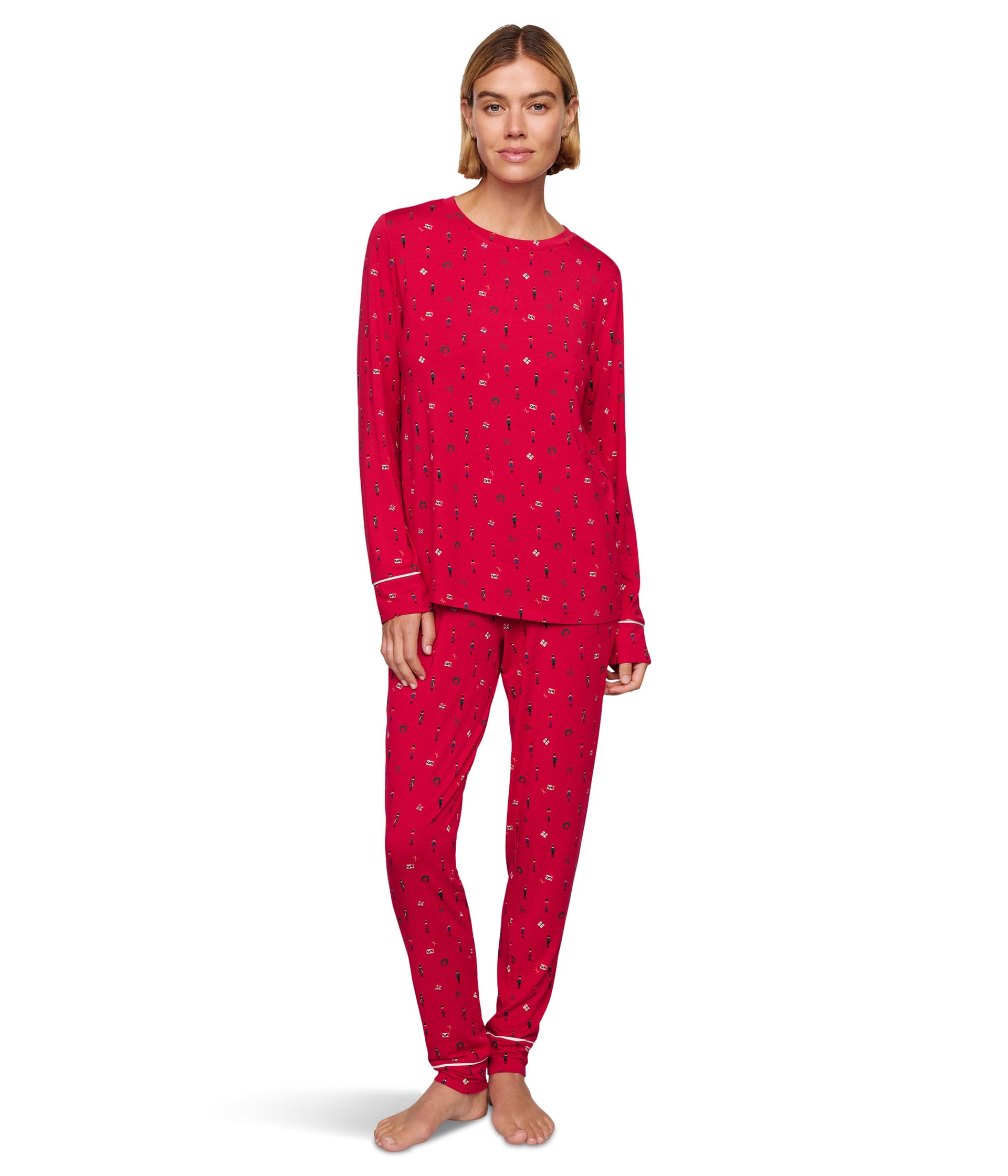 Gisele Printed Crew PJ Set