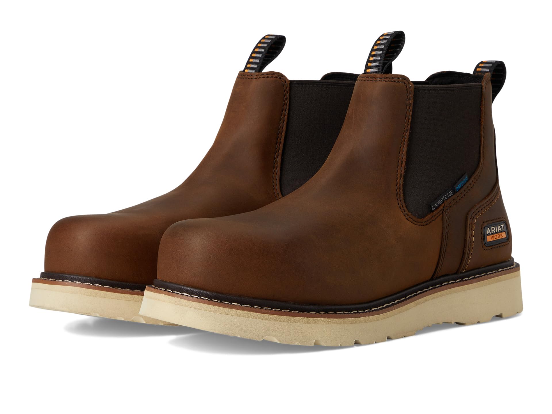 Рабочие ботинки Rebar Wedge Chelsea с водонепроницаемой защитной ноской