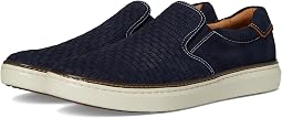 Navy Woven Tumbled Nubuck