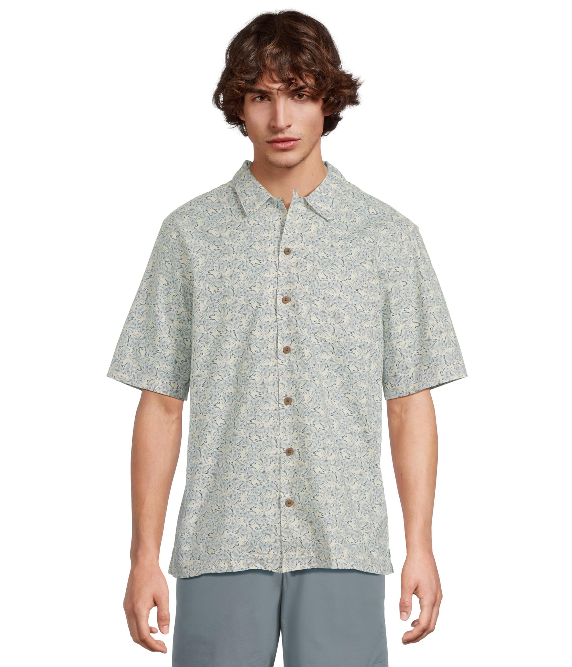 Рубашка L.L.Bean Tropics с коротким рукавом и принтом