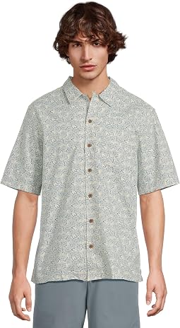 Tropics Shirt Short Sleeve Traditional Fit Print Shirt