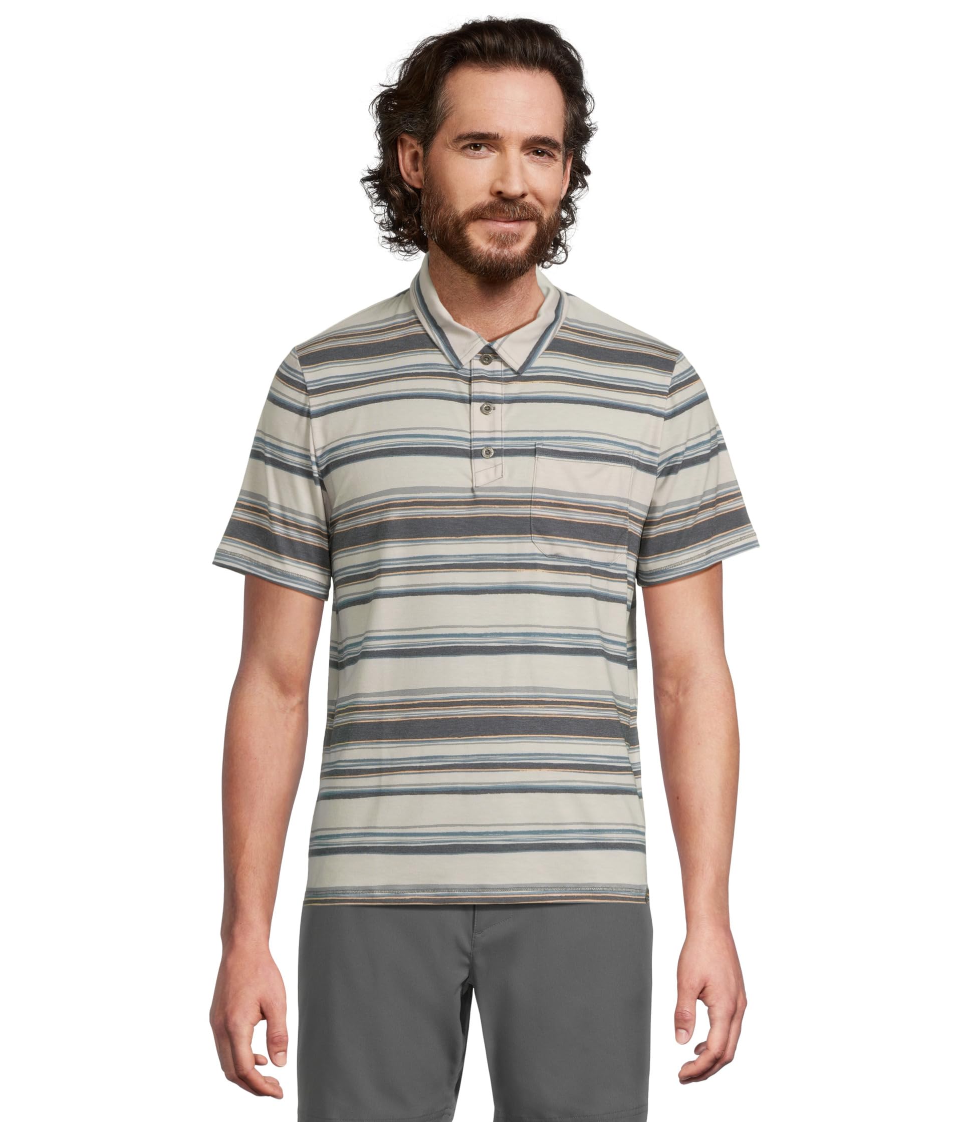 Everyday SunSmart® Polo 2.0, Short-Sleeve, Stripe