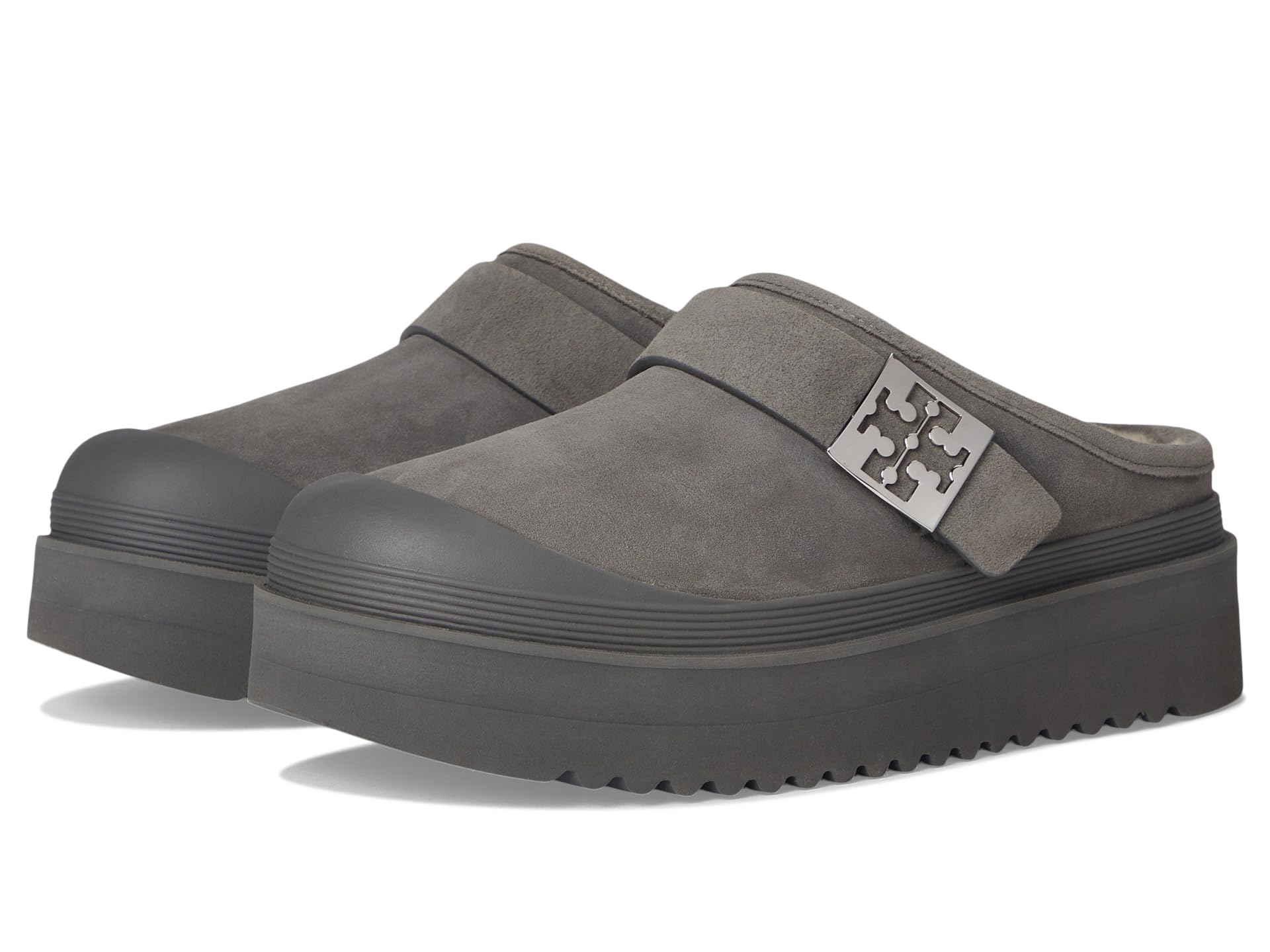 Mellow Shearling Platform Mule