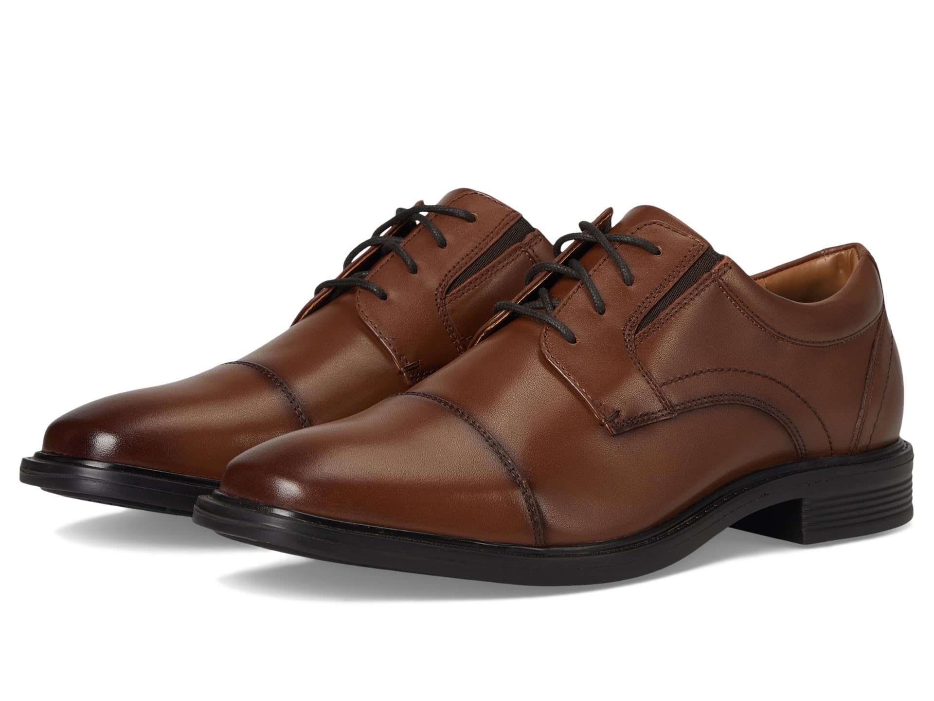 Stark Cap Toe Oxford Leather Business Formal Derby Dress Casual Lace-Up