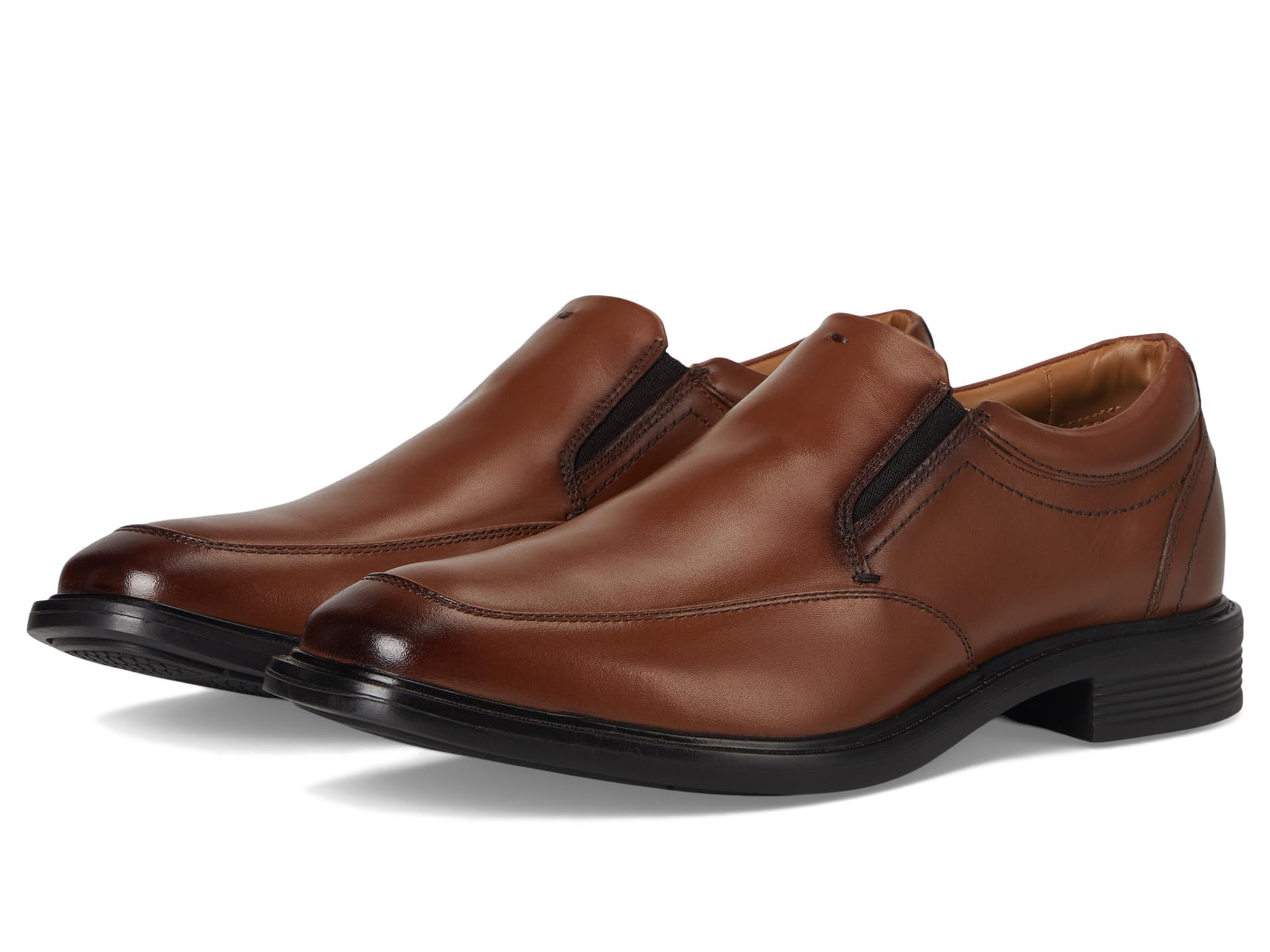 Stark Moccasin Toe Slip-On Leather Dress Casual Business Formal Loafers