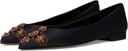 Black Jeweled Silk