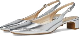 Silver Faux Leather