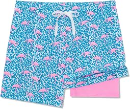 The Domingos Are For Flamingos 5.5" (Lined Classic Swim Trunk)